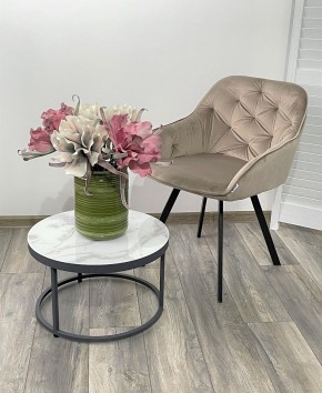 Стул GALE 360 град. поворот. BLUVEL-40 BEIGE, велюр/ черный каркас, М-City в Верхней Салде - verhnyaya-salda.mebel24.online | фото 2