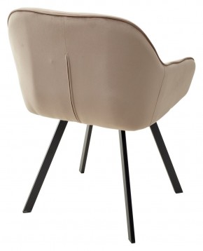 Стул GALE 360 град. поворот. BLUVEL-40 BEIGE, велюр/ черный каркас, М-City в Верхней Салде - verhnyaya-salda.mebel24.online | фото 4