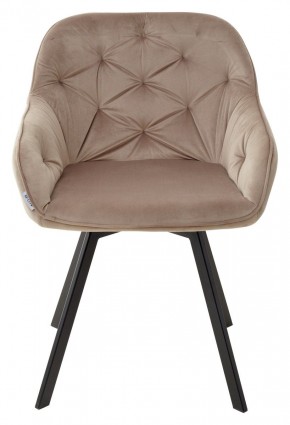 Стул GALE 360 град. поворот. BLUVEL-40 BEIGE, велюр/ черный каркас, М-City в Верхней Салде - verhnyaya-salda.mebel24.online | фото 6