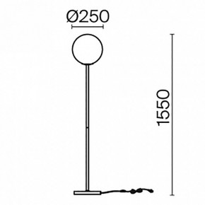 Торшер Maytoni Ring MOD013FL-01B в Верхней Салде - verhnyaya-salda.mebel24.online | фото 4