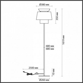 Торшер Odeon Light Kressa 4992/1F в Верхней Салде - verhnyaya-salda.mebel24.online | фото 4