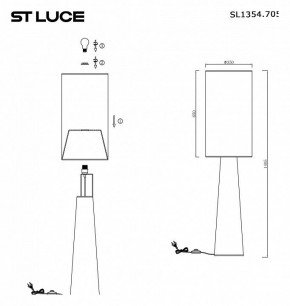 Торшер ST-Luce Jackie SL1354.705.01 в Верхней Салде - verhnyaya-salda.mebel24.online | фото 5