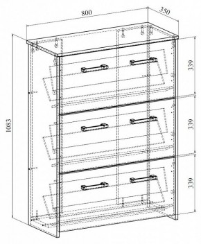 Тумба для обуви Агата АТ-1 в Верхней Салде - verhnyaya-salda.mebel24.online | фото 4