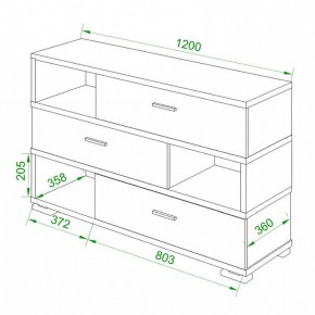 Тумба комбинированная Домино нельсон СБ-40/3 в Верхней Салде - verhnyaya-salda.mebel24.online | фото 2