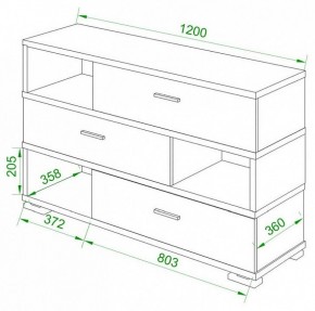 Тумба комбинированная Домино СБ-40/3-ПВК в Верхней Салде - verhnyaya-salda.mebel24.online | фото 2