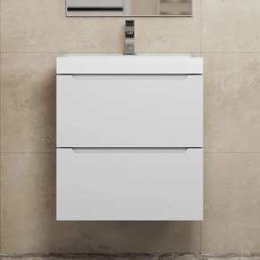 Тумба под раковину Uperwood Tanos 50 см, подвесная, белая матовая в Верхней Салде - verhnyaya-salda.mebel24.online | фото 9