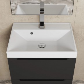 Тумба под раковину Uperwood Tanos 50 см, подвесная, черная матовая в Верхней Салде - verhnyaya-salda.mebel24.online | фото 10