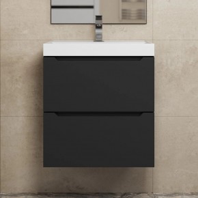 Тумба под раковину Uperwood Tanos 50 см, подвесная, черная матовая в Верхней Салде - verhnyaya-salda.mebel24.online | фото 7