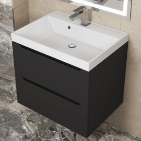 Тумба под раковину Uperwood Tanos 60 см, подвесная, черная матовая в Верхней Салде - verhnyaya-salda.mebel24.online | фото 10