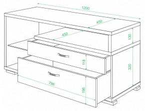 Тумба под ТВ Домино ТК-10М в Верхней Салде - verhnyaya-salda.mebel24.online | фото 2