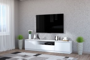 Тумба под ТВ "Хилтон" (Белый текстурный) в Верхней Салде - verhnyaya-salda.mebel24.online | фото