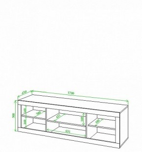 Тумба под ТВ Toivo Кон170 в Верхней Салде - verhnyaya-salda.mebel24.online | фото 2