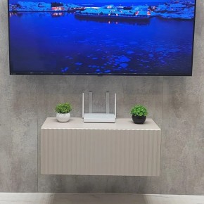 Тумба подвесная под ТВ LINES MTV1-MA 750 Бежевый (Леда-М 10.1.5) в Верхней Салде - verhnyaya-salda.mebel24.online | фото 5