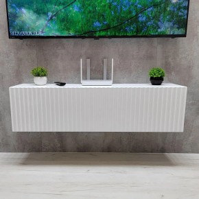 Тумба подвесная под ТВ LINES MTV4-MA 1150 Белый глянец (Белый-M 10.1.1) в Верхней Салде - verhnyaya-salda.mebel24.online | фото 2