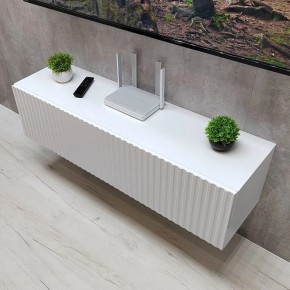 Тумба подвесная под ТВ LINES MTV4-MA 1150 Белый глянец (Белый-M 10.1.1) в Верхней Салде - verhnyaya-salda.mebel24.online | фото 8