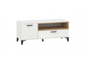 Тумба ТВА НМ 013.42 "Bergen" (Белый/Дуб бунратти) в Верхней Салде - verhnyaya-salda.mebel24.online | фото 2