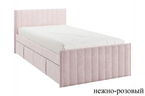 ТВИКС Кровать с ящиками 900 (нежно-розовый) в Верхней Салде - verhnyaya-salda.mebel24.online | фото