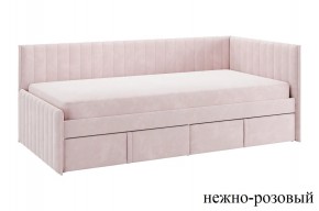 ТВИКС Кровать (тахта) с ящиками 900 (нежно-розовый) в Верхней Салде - verhnyaya-salda.mebel24.online | фото