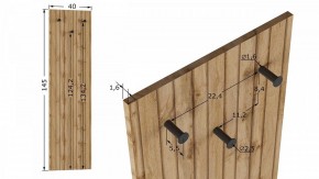 Вешалка настенная Веста в Верхней Салде - verhnyaya-salda.mebel24.online | фото 8